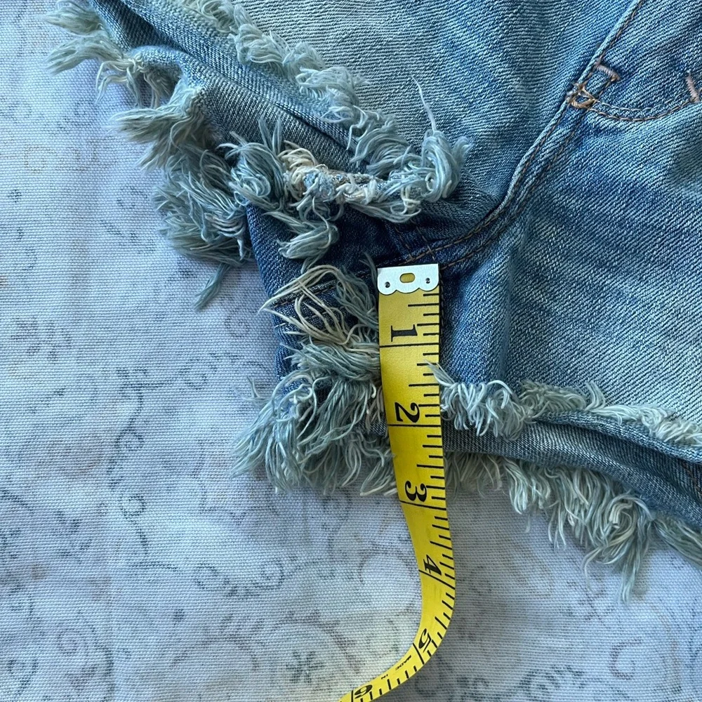 Hollister vintage‎ Blue Jean Shorts Distressed Cut-Off Style